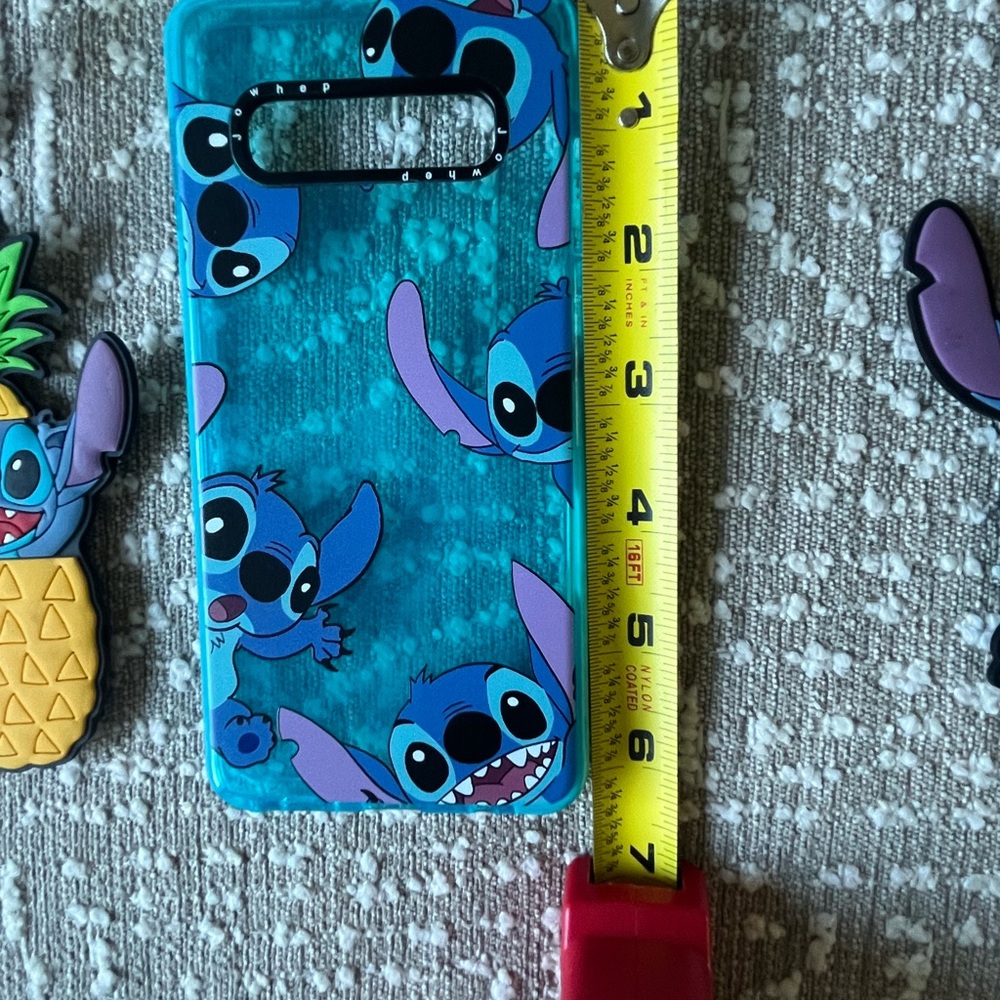 Disney Blue Stitch Pattern Phone Case